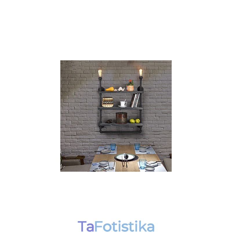 Απλίκες τοίχου Mini Style Rustic Lodge Metal