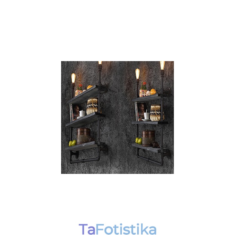 Απλίκες τοίχου Mini Style Rustic Lodge Metal