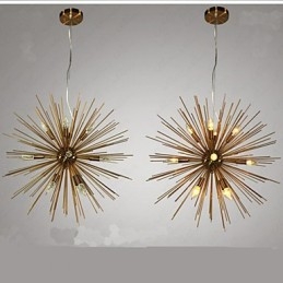 Retro Imitation Copper Creative σειρά 12 Chandelier