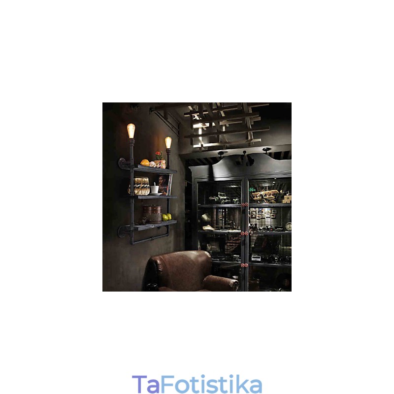 Απλίκες τοίχου Mini Style Rustic Lodge Metal