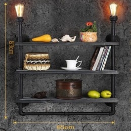 Απλίκες τοίχου Mini Style Rustic Lodge Metal