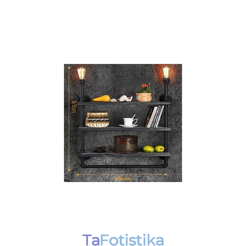 Απλίκες τοίχου Mini Style Rustic Lodge Metal