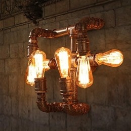 Απλίκες τοίχου Retro Bar Mini Style Rustic Lodge Metal