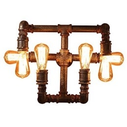 Απλίκες τοίχου Retro Bar Mini Style Rustic Lodge Metal