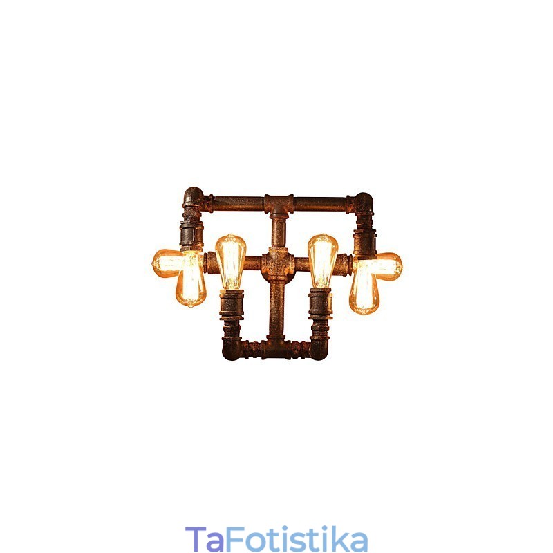 Απλίκες τοίχου Retro Bar Mini Style Rustic Lodge Metal