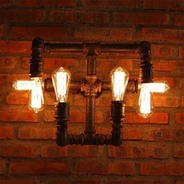 Απλίκες τοίχου Retro Bar Mini Style Rustic Lodge Metal