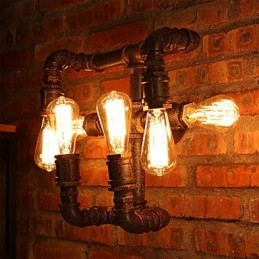 Απλίκες τοίχου Retro Bar Mini Style Rustic Lodge Metal