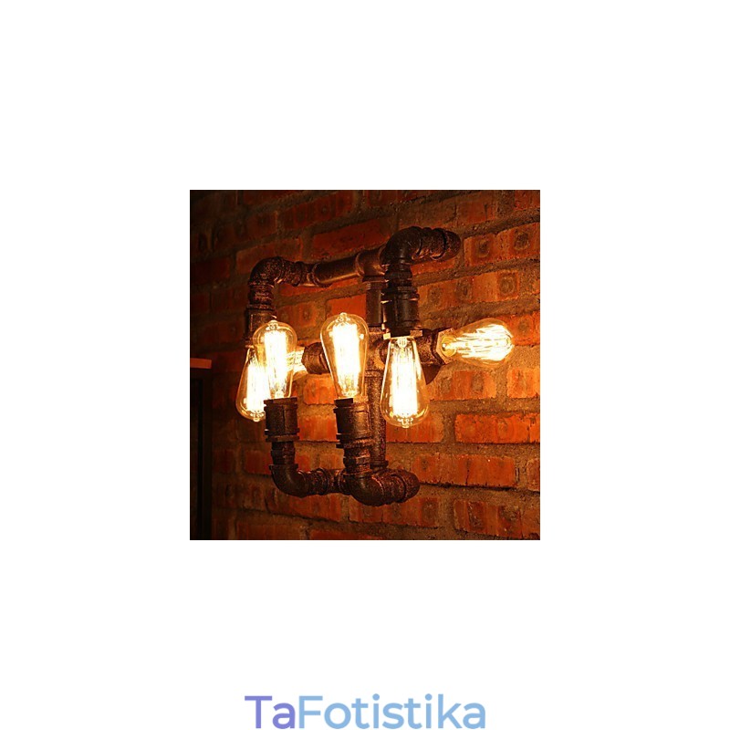 Απλίκες τοίχου Retro Bar Mini Style Rustic Lodge Metal