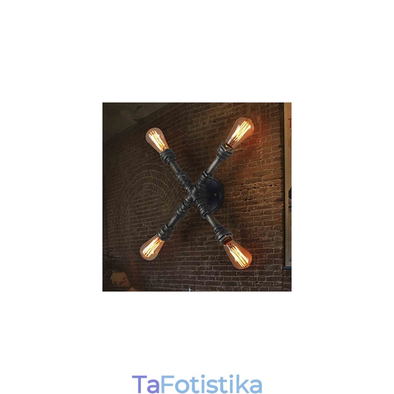 Απλίκες τοίχου Mini Style Rustic Lodge Metal