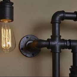Απλίκες τοίχου 5 Light Water Pipe Iron Mini Style Industrial Style Country Metal