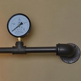 Απλίκες τοίχου 5 Light Water Pipe Iron Mini Style Industrial Style Country Metal