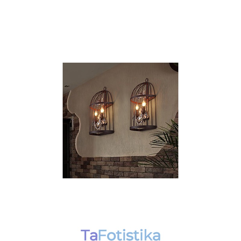 Απλίκες τοίχου Mini Style Rustic Lodge Metal