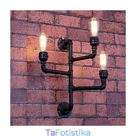 Απλίκες τοίχου Mini Style Rustic Lodge Metal Απλίκες τοίχου Mini Style Rustic Lodge Metal