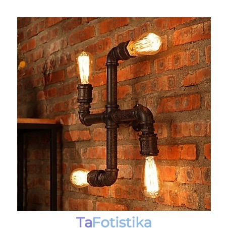Απλίκες τοίχου Retro Bar Mini Style Rustic Lodge Metal Απλίκες τοίχου Retro Bar Mini Style Rustic Lodge Metal