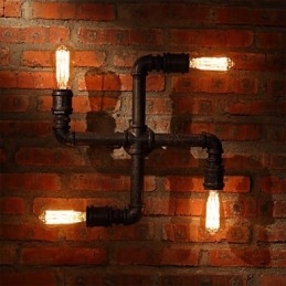 Απλίκες τοίχου Retro Bar Mini Style Rustic Lodge Metal