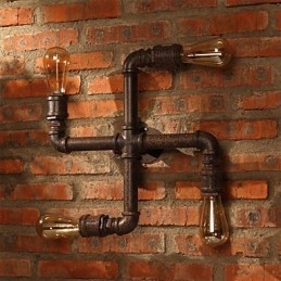 Απλίκες τοίχου Retro Bar Mini Style Rustic Lodge Metal