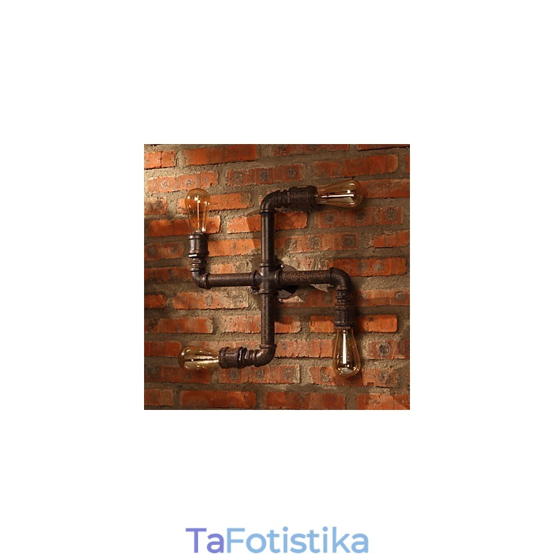 Απλίκες τοίχου Retro Bar Mini Style Rustic Lodge Metal