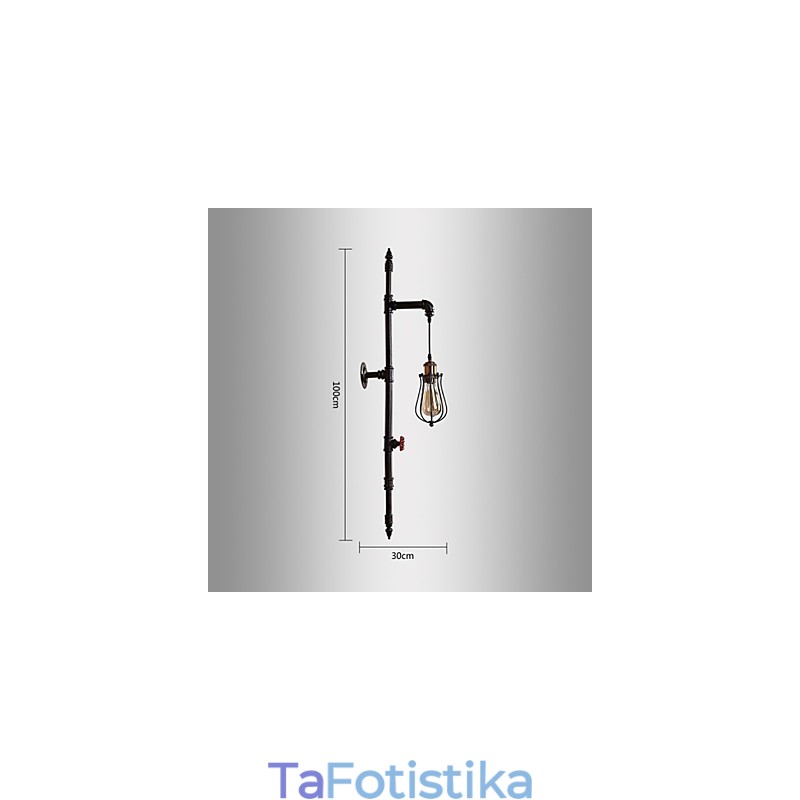 Απλίκες τοίχου Mini Style Rustic Lodge Metal