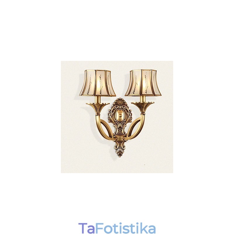 Απλίκες τοίχου Mini Style Traditional Classic Metal