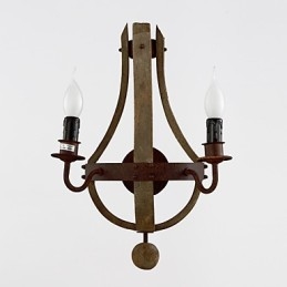 Απλίκες τοίχου Mini Style Rustic Lodge Wood Bamboo