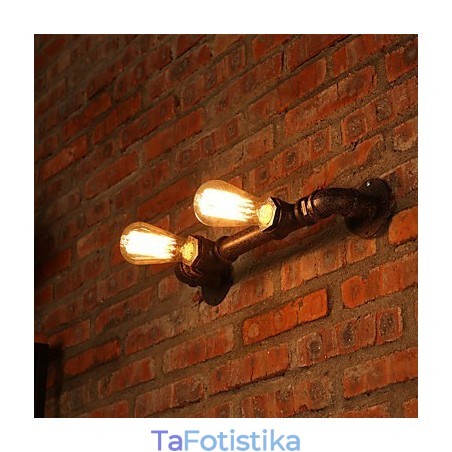 Απλίκες τοίχου Mini Style Rustic Lodge Metal Απλίκες τοίχου Mini Style Rustic Lodge Metal