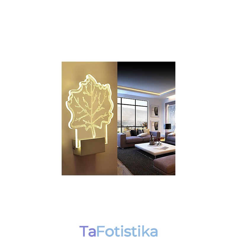 Ακρυλικό Επιτοίχιο Φωτιστικό PVC Light Chip Μοντέρνο Σύγχρονο Μέταλλο