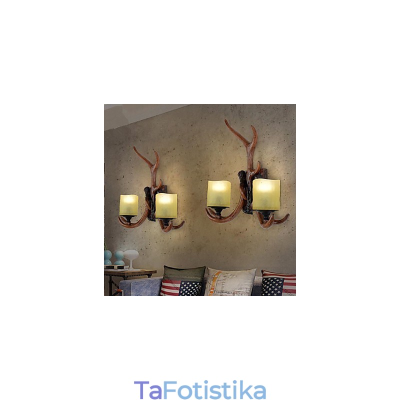 Απλίκες Τοίχου Mini Style Παραδοσιακή Κλασική Ρητίνη