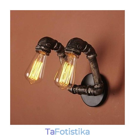Απλίκες τοίχου Mini Style Rustic Lodge Metal Απλίκες τοίχου Mini Style Rustic Lodge Metal