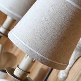 Mini Style Απλίκες Τοίχου Country Wood Bamboo