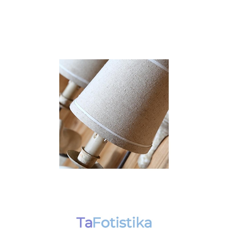 Mini Style Απλίκες Τοίχου Country Wood Bamboo
