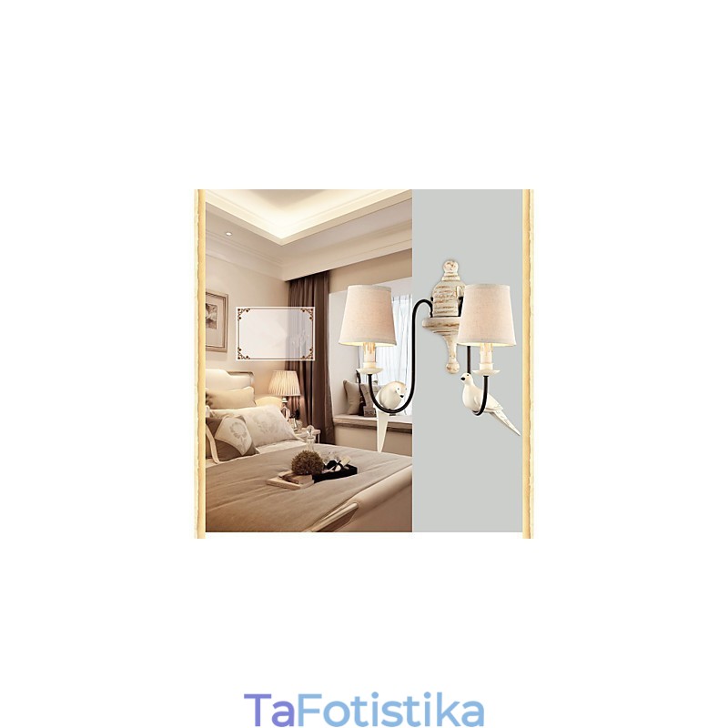 Απλίκες τοίχου Mini Style Παραδοσιακή Κλασική Ρητίνη