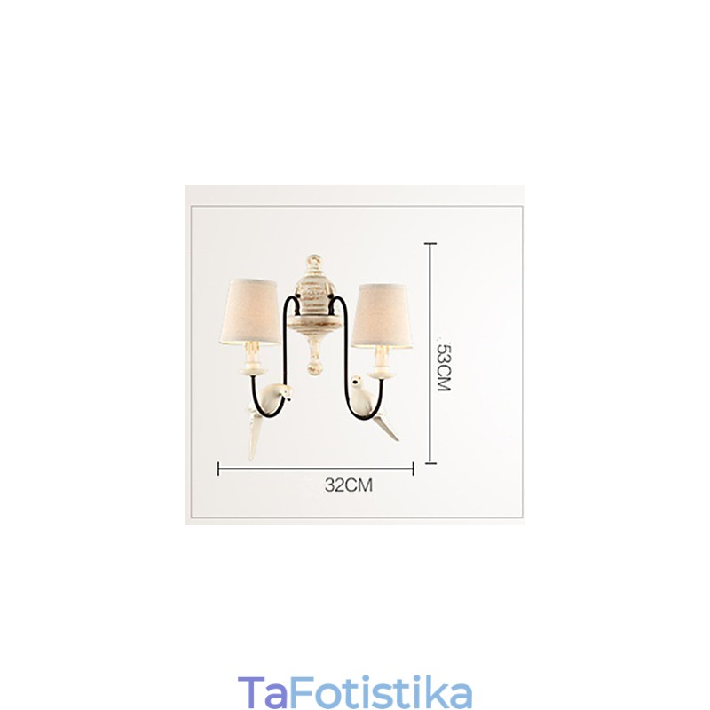 Απλίκες τοίχου Mini Style Παραδοσιακή Κλασική Ρητίνη