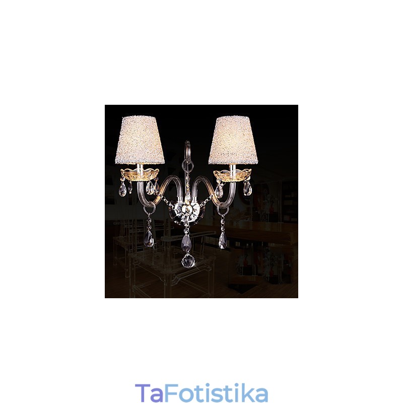 Κρυστάλλινες Απλίκες Τοίχου Παραδοσιακό Κλασικό Γυαλί
