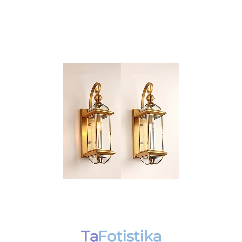 Απλίκες τοίχου Mini Style Traditional Classic Metal