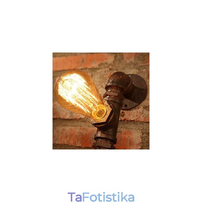 Ρετρό απλίκες τοίχου Mini Style Rustic Lodge Metal