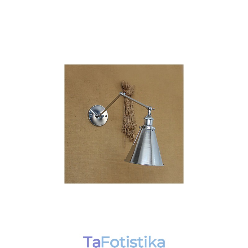 Απλίκες Τοίχου Κούνια Φώτα Ανάγνωσης Φωτιστικά Τοίχου Mini Style Rustic Lodge Metal