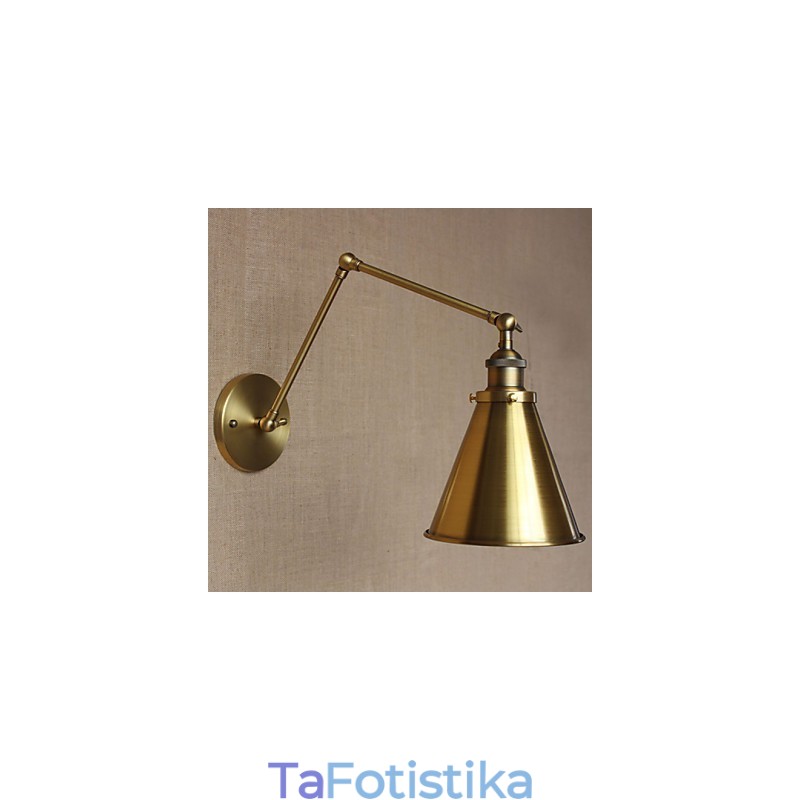 Απλίκες Τοίχου Κούνια Φώτα Ανάγνωσης Φωτιστικά Τοίχου Mini Style Rustic Lodge Metal