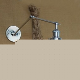 Απλίκες Τοίχου Κούνια Φώτα Ανάγνωσης Φωτιστικά Τοίχου Mini Style Rustic Lodge Metal