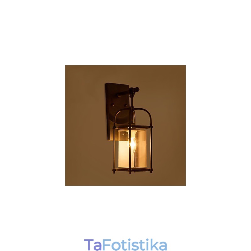 Φωτιστικά με δημιουργική βιομηχανική εμφάνιση Επιτοίχια φωτιστικά σε στυλ Βόρειας Αμερικής με λάμπα φλάουτου Edison εσωτερικά φώτα διακόσμησης μπαρ