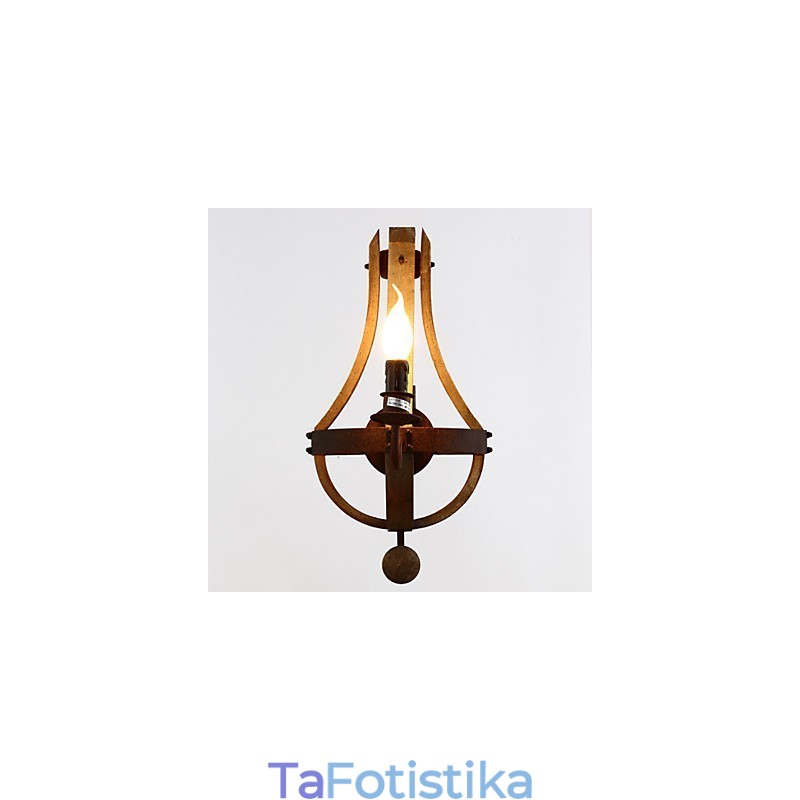 Απλίκες τοίχου Mini Style Rustic Lodge Wood Bamboo