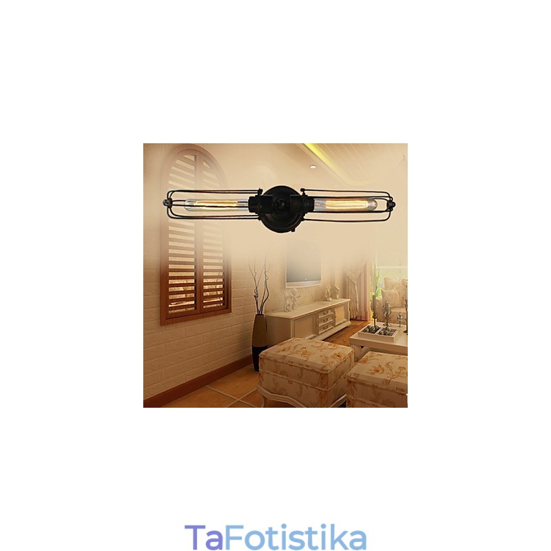 Παραδοσιακό κλασικό μίνι φωτιστικό τοίχου καμινάδας