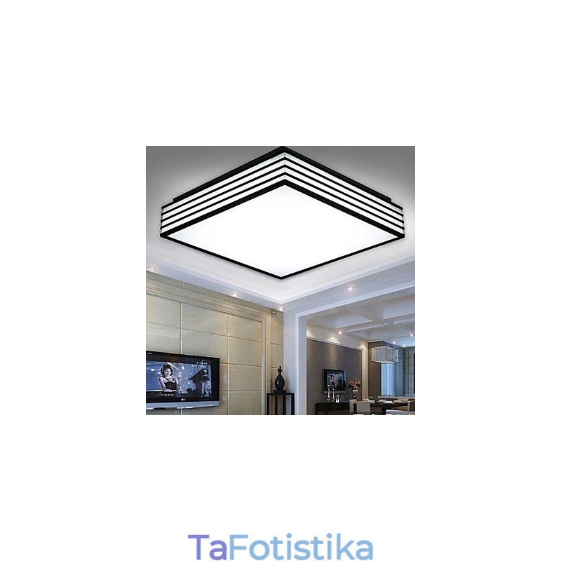 Contracted and Contemporary Black and Square Dome Light Light