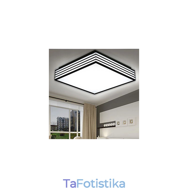Contracted and Contemporary Black and Square Dome Light Light