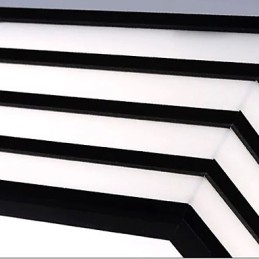 Contracted and Contemporary Black and Square Dome Light Light