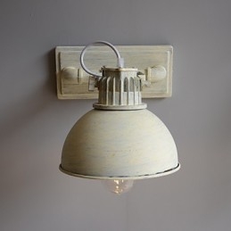 Ολοκαίνουργιο Nostalgic Vintage Iron Loft φωτιστικό τοίχου για μπαλκόνι Βόρεια Ευρώπης απλίκες τοίχου από σφυρήλατο σίδερο
