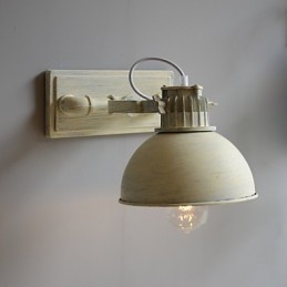 Ολοκαίνουργιο Nostalgic Vintage Iron Loft φωτιστικό τοίχου για μπαλκόνι Βόρεια Ευρώπης απλίκες τοίχου από σφυρήλατο σίδερο
