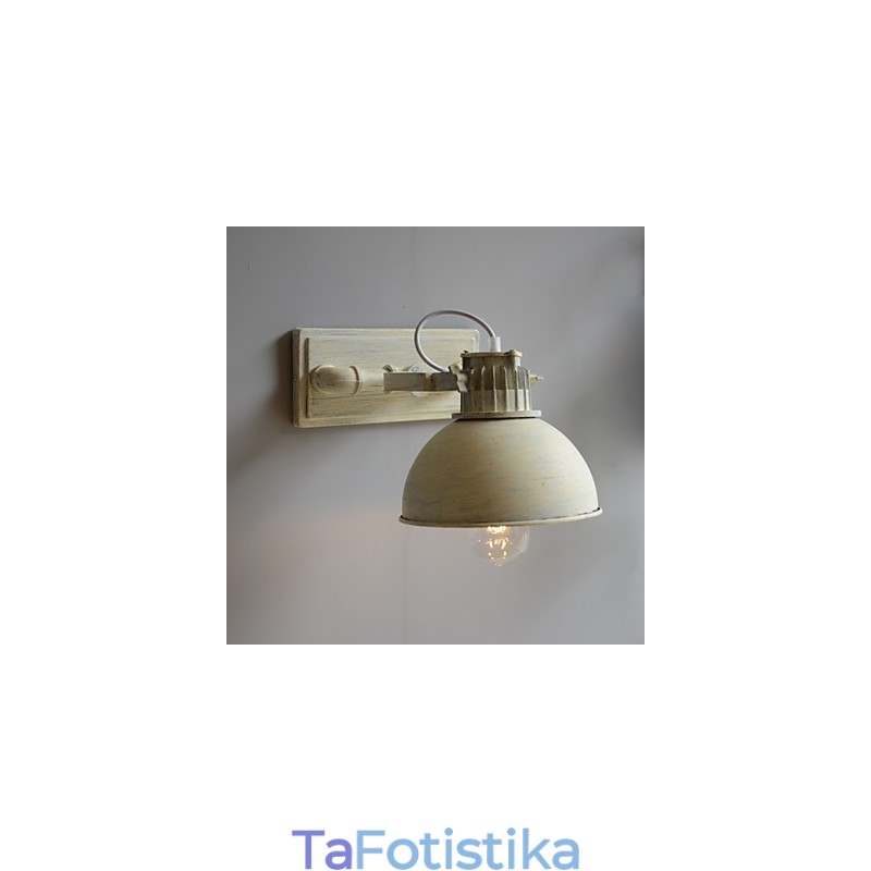 Ολοκαίνουργιο Nostalgic Vintage Iron Loft φωτιστικό τοίχου για μπαλκόνι Βόρεια Ευρώπης απλίκες τοίχου από σφυρήλατο σίδερο