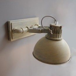 Ολοκαίνουργιο Nostalgic Vintage Iron Loft φωτιστικό τοίχου για μπαλκόνι Βόρεια Ευρώπης απλίκες τοίχου από σφυρήλατο σίδερο