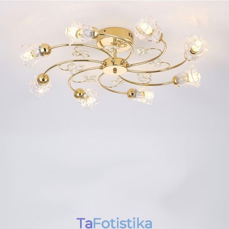Καλλιτεχνικά φώτα αλουμινίου Flush Mount με κρύσταλλα Καλλιτεχνικά φώτα αλουμινίου Flush Mount με κρύσταλλα