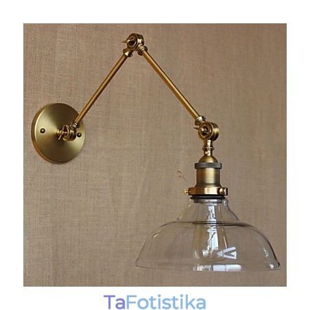 The LOFT Style Designer Lamp Modern Glass Bronze Cafe Διακοσμητικό Επιτοίχιο Φωτιστικό The LOFT Style Designer Lamp Modern Glass Bronze Cafe Διακοσμητικό Επιτοίχιο Φωτιστικό